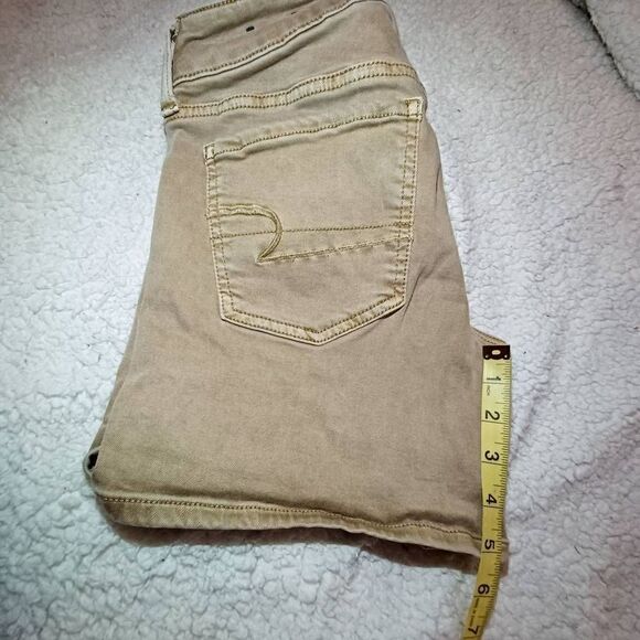 American Eagle Shorts Super Stretch Midi Denim Size 4 - Picture 7 of 7